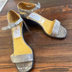 Joan & David Snakeskin Patterned Heels